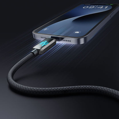 Cabo de Dados e Carregamento USB-C - Lightning McDodo CA-2630 Display, 36W, 1.2m, Preto