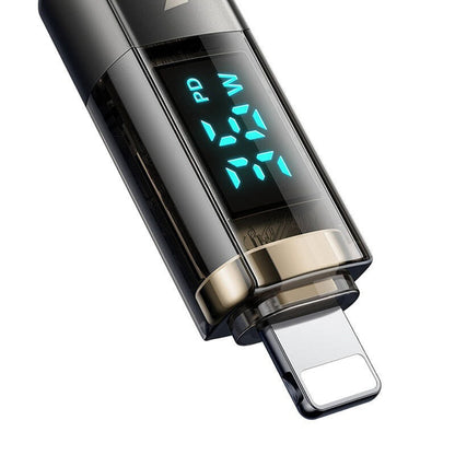 Cabo de Dados e Carregamento USB-C - Lightning McDodo CA-3600 Display Auto Power Off, 36W, 1.2m, Preto