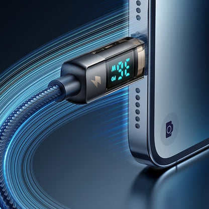 Cabo de Dados e Carregamento USB-C - Lightning McDodo CA-3600 Display Auto Power Off, 36W, 1.2m, Preto