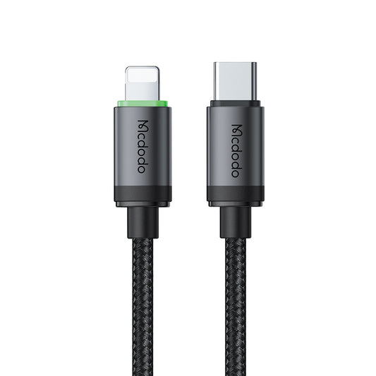 Cabo de Dados e Carregamento USB-C - Lightning Mcdodo CA-4820, 36W, 1m, Preto