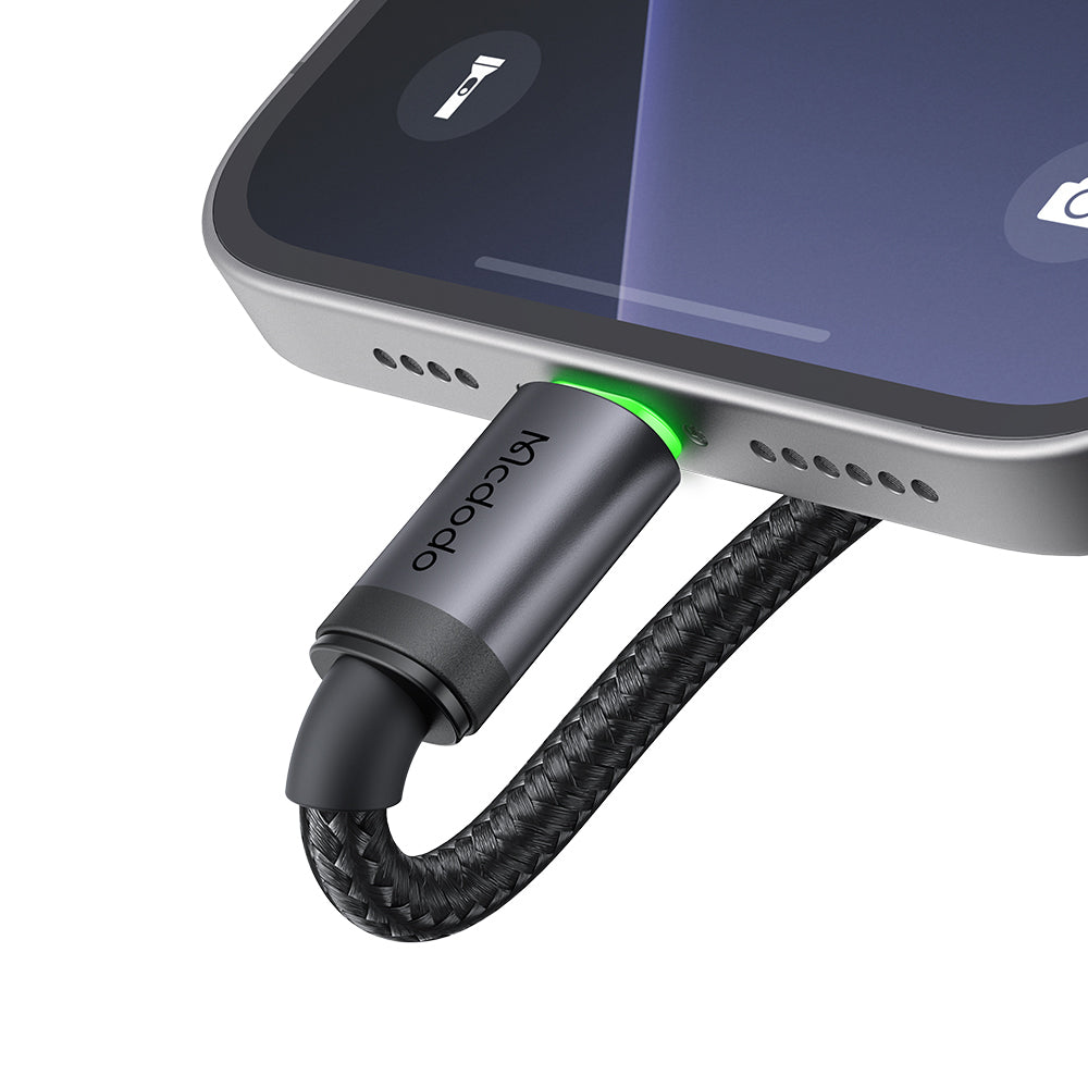 Cabo de Dados e Carregamento USB-C - Lightning Mcdodo CA-4820, 36W, 1m, Preto