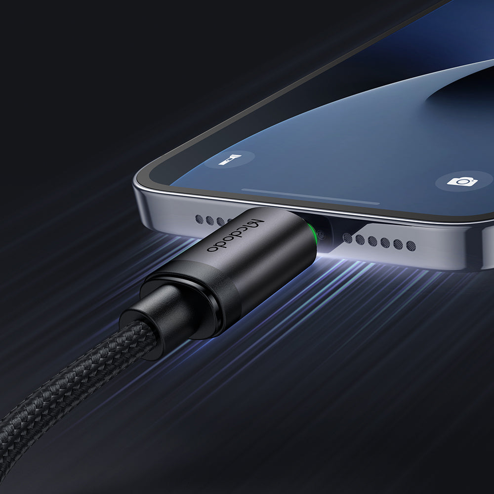 Cabo de Dados e Carregamento USB-C - Lightning Mcdodo CA-4820, 36W, 1m, Preto