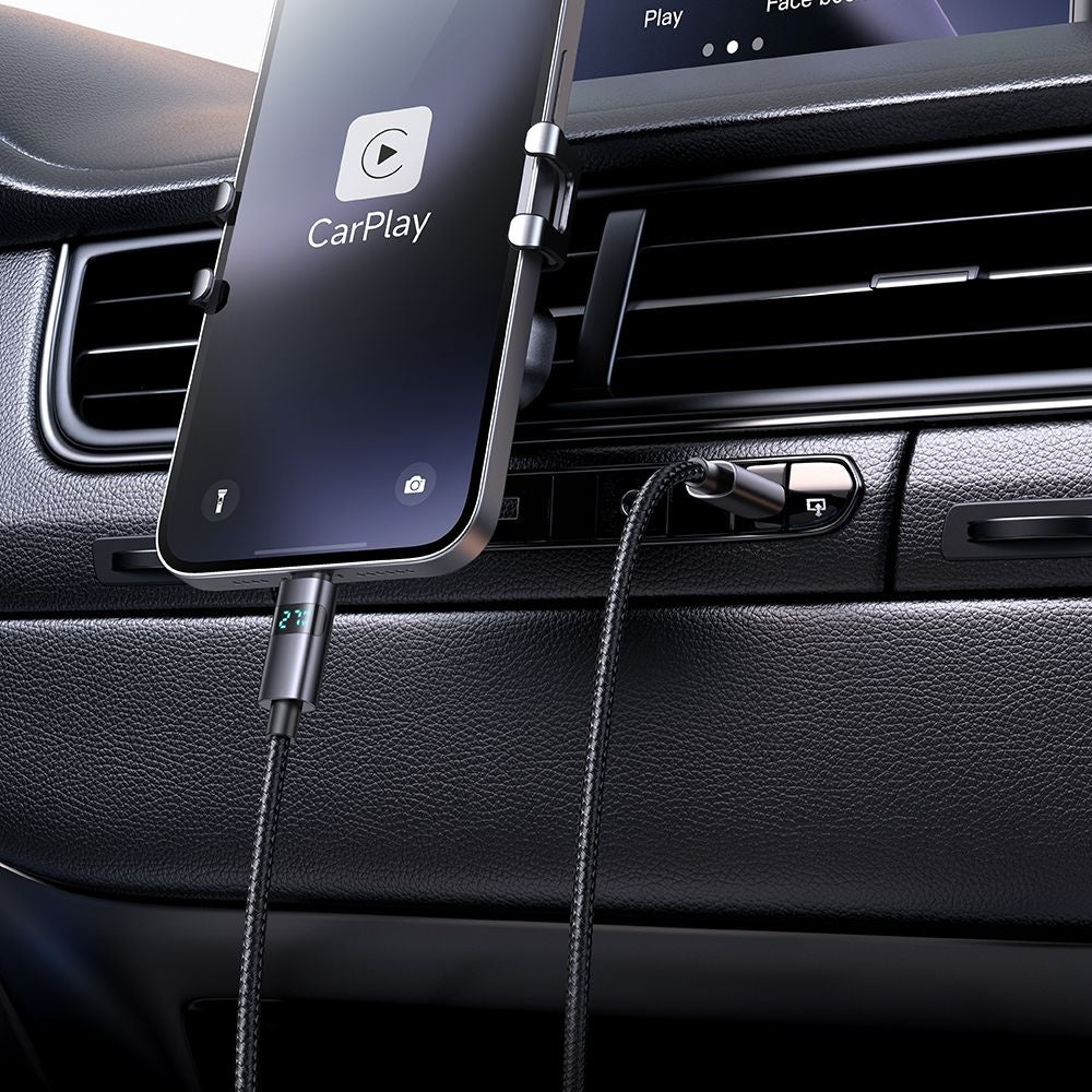 Cabo de Dados e Carregamento USB-C - Lightning McDodo CA-6570 Display, 36W, 1.2m, Preto