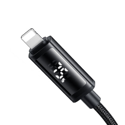 Cabo de Dados e Carregamento USB-C - Lightning McDodo CA-7990 Display, 36W, 1.2m, Preto