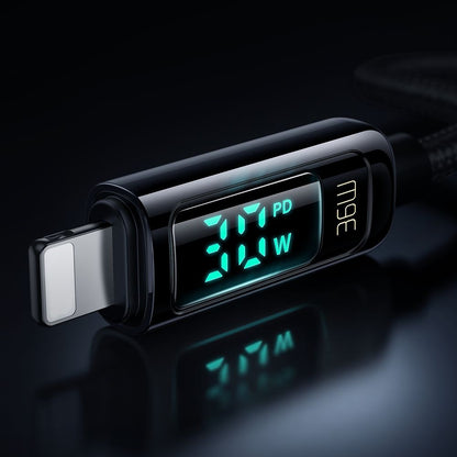 Cabo de Dados e Carregamento USB-C - Lightning McDodo CA-8810 Display, 36W, 1.2m, Preto