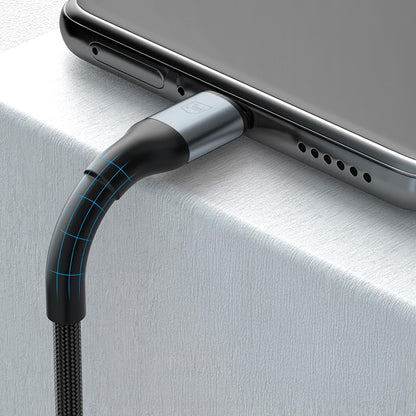 Cabo de Dados e Carregamento USB-C - USB-C 3MK Hyper N, 100W, 1,5m, Preto