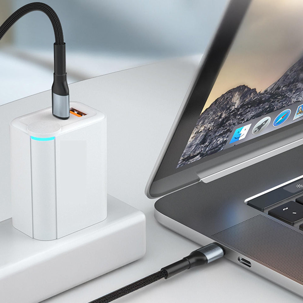 Cabo de Dados e Carregamento USB-C - USB-C 3MK Hyper N, 100W, 3m, Preto