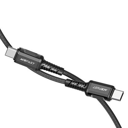 Cabo de Dados e Carregamento USB-C - USB-C Acefast C1-03, 60W, 1.2m, Preto