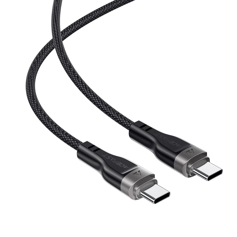USB-C Data and Charging Cable - USB-C Acefast C11-03, 60W, 1.2m, Black