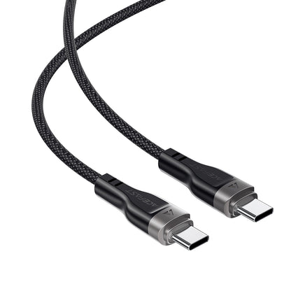 USB-C Data and Charging Cable - USB-C Acefast C11-03, 60W, 1.2m, Black