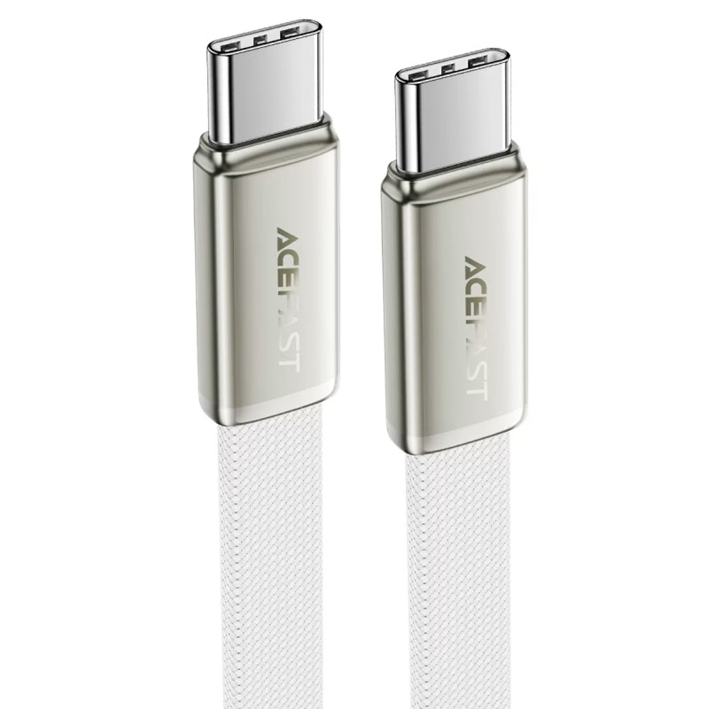 Cabo de Dados e Carregamento USB-C - USB-C Acefast C24-03, 60W, 1.2m, Branco