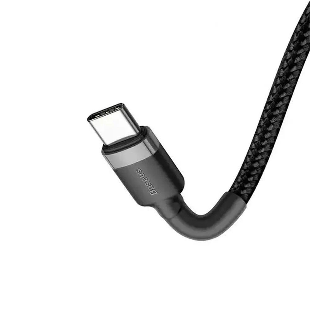 Cabo de Dados e Carregamento USB-C - USB-C Baseus Cafule, 60W, 2m, Conjunto de 3 peças, Preto S0TV002132