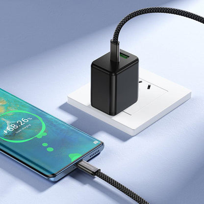 Cabo de Dados e Carregamento USB-C - USB-C Borofone BX124 Peace, 60W, 1m, Preto