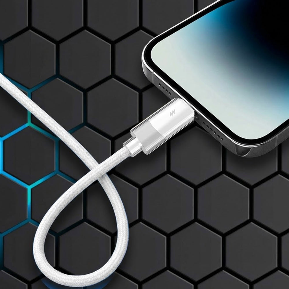 Cabo de Dados e Carregamento USB-C - USB-C Lito LD07, 60W, 1m, Branco