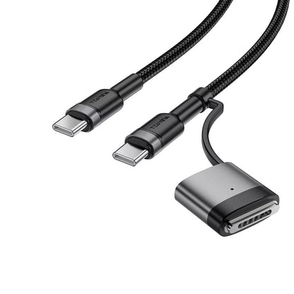 Cabo de Carregamento Acefast, USB-C - USB-C / MagSafe 3, 240W, 1.2m, Preto