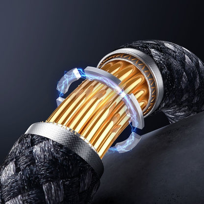 Cabo de Dados e Carregamento USB-C - USB-C McDodo CA-2000 Self Winding, 60W, 1.2m, Preto