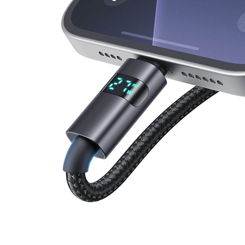 Cabo de Dados e Carregamento USB-C - USB-C McDodo CA-5610 Display, 100W, 1.2m, Preto