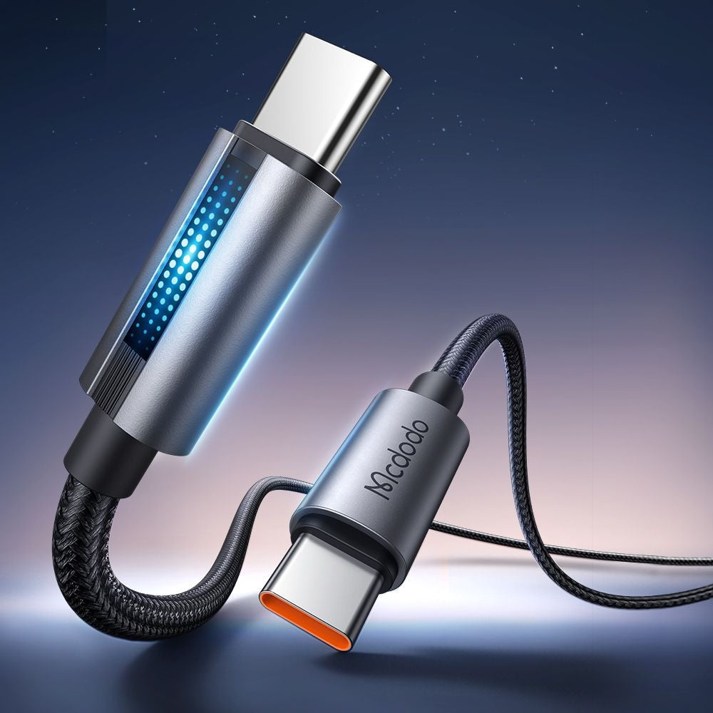 Cabo de Dados e Carregamento USB-C - USB-C McDodo CA-5740, 100W, 1.2m, Preto