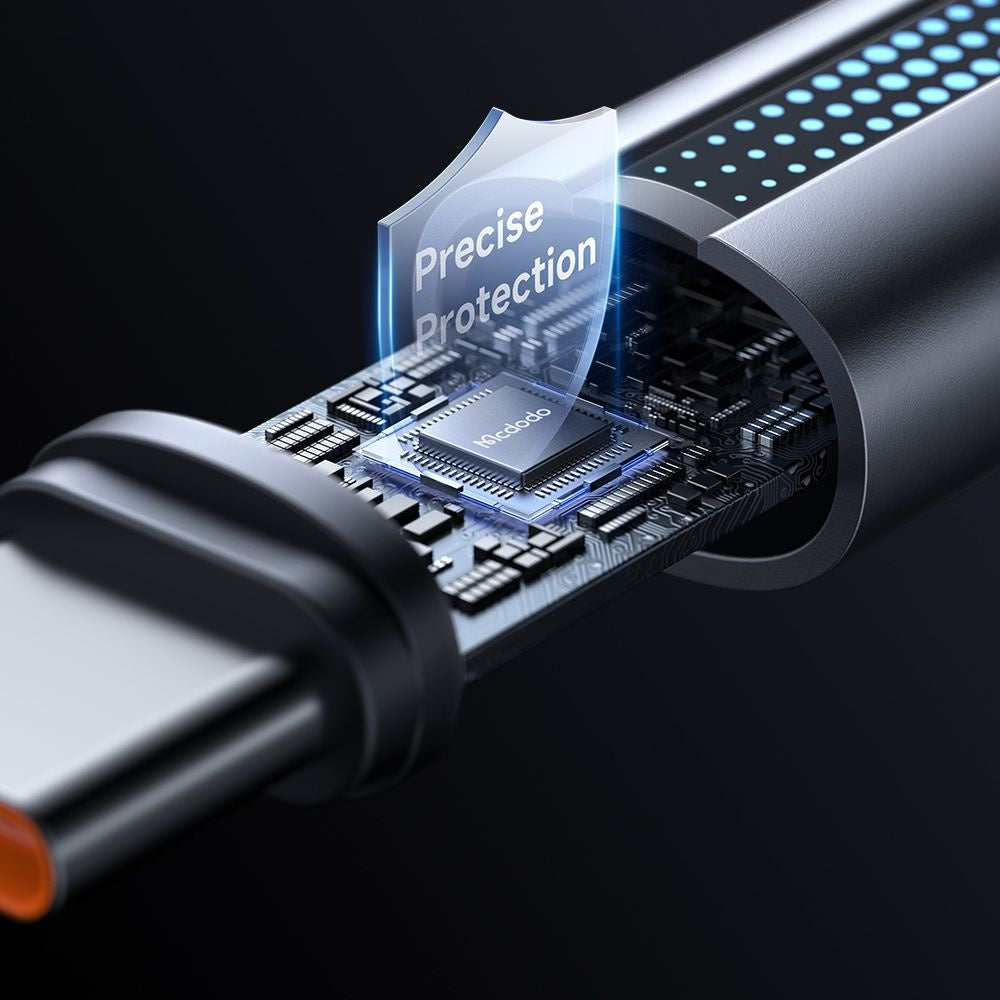 Cabo de Dados e Carregamento USB-C - USB-C McDodo CA-5740, 100W, 1.2m, Preto