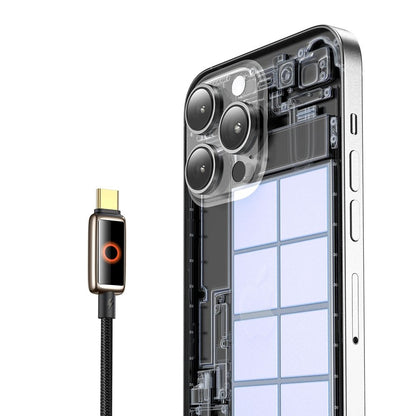 Cabo de Dados e Carregamento USB-C - USB-C McDodo CA-6681 Desligamento Automático, 100W, 1.2m, Dourado