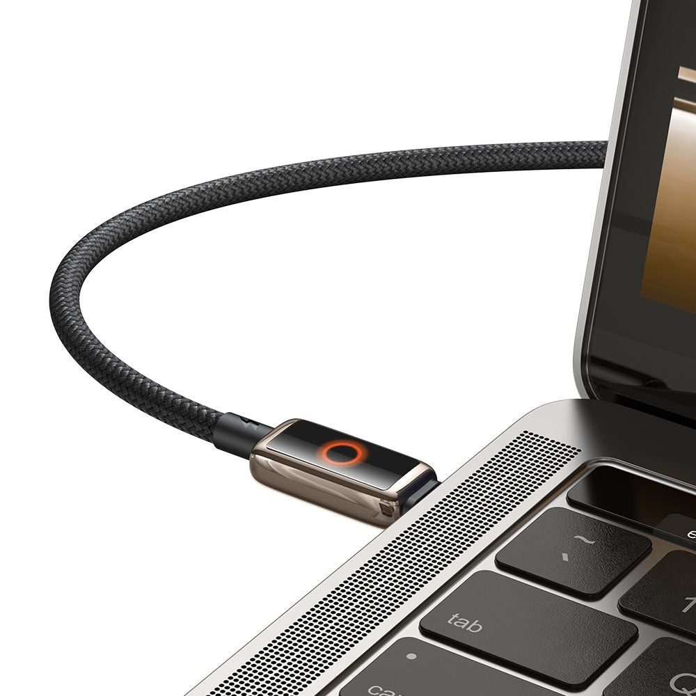 Cabo de Dados e Carregamento USB-C - USB-C McDodo CA-6681 Desligamento Automático, 100W, 1.2m, Dourado