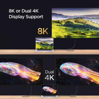 Cabo de Dados e Carregamento USB-C - USB-C Spigen EB24015CC, 240W, 1.5m, Preto ACA10423