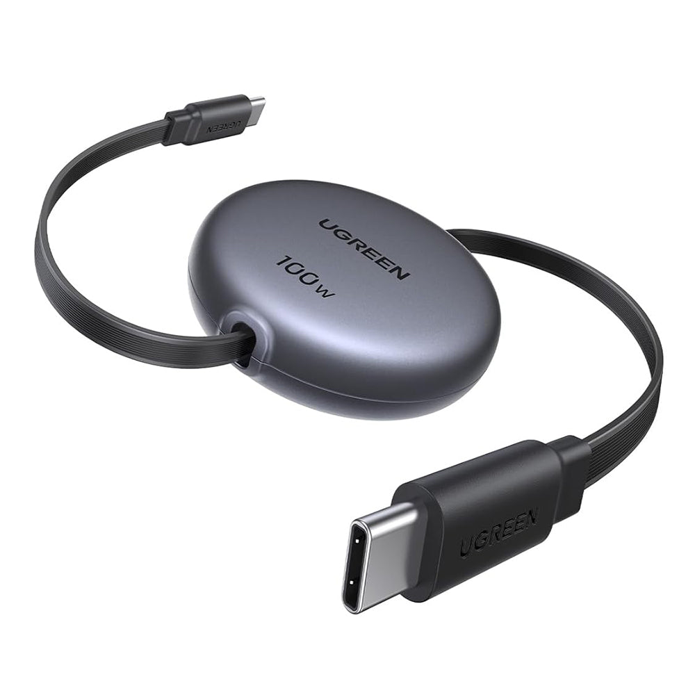 Cabo de Dados e Carregamento USB-C - USB-C UGREEN L531, 100W, 1m, Preto