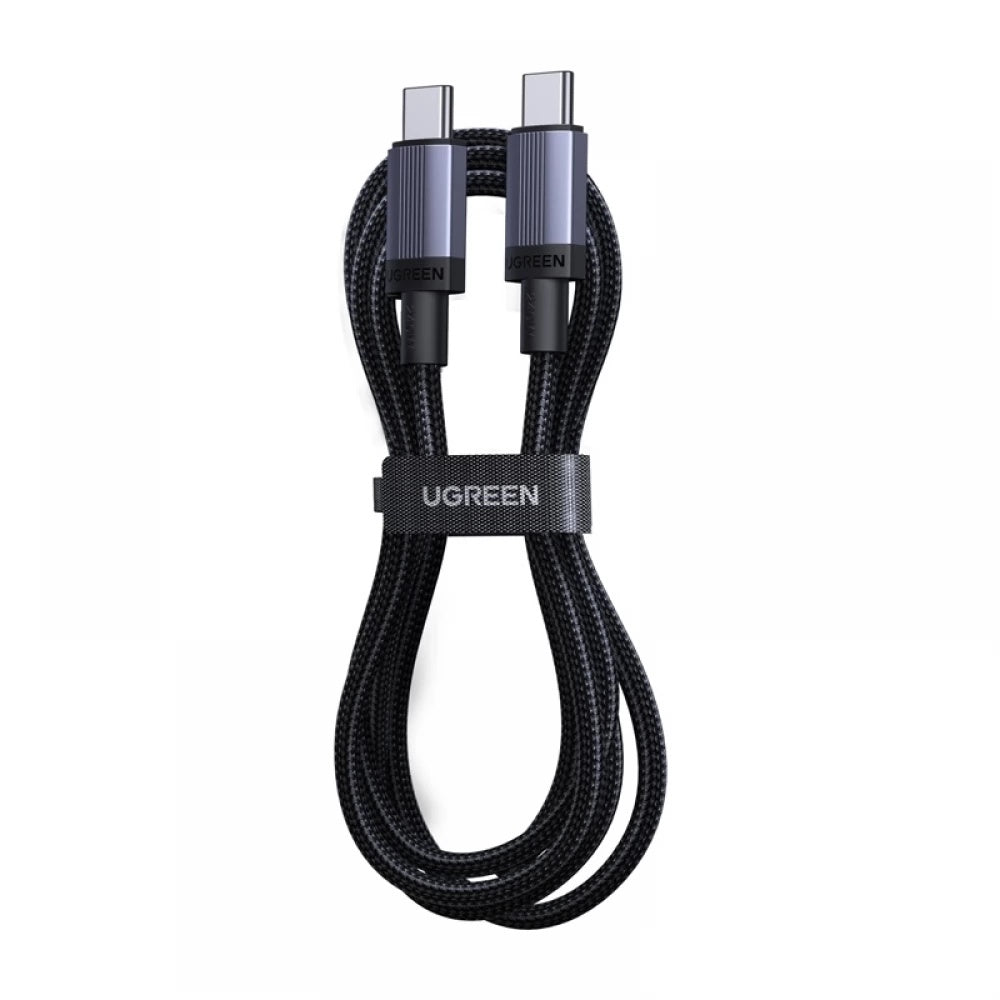 Cabo de Dados e Carregamento USB-C - USB-C UGREEN L532, 240W, 1m, Cinza