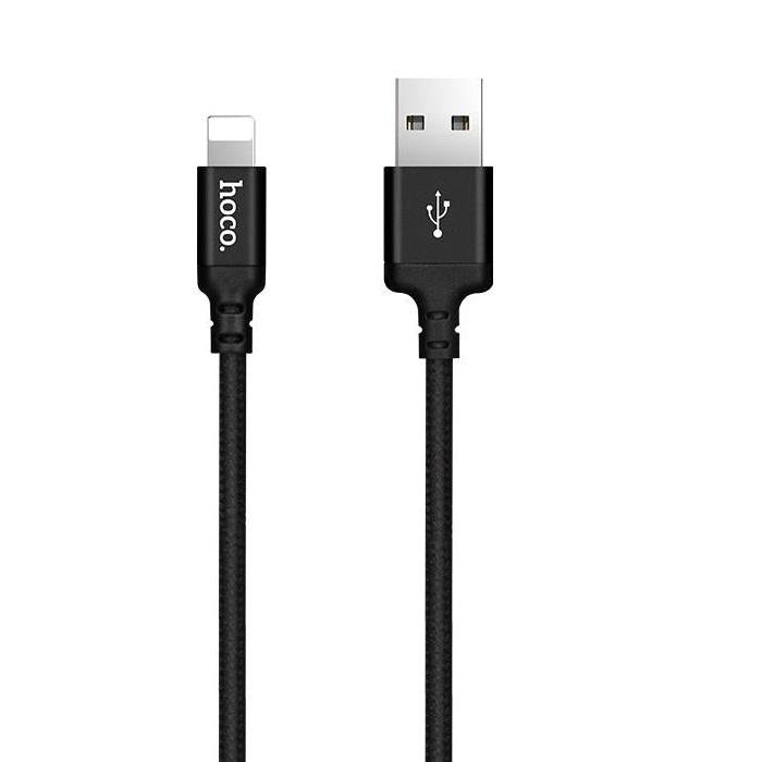 HOCO X14 Times USB-A - Cabo de carregamento e dados Lightning HOCO X14 Times, 18W, 1m, Preto