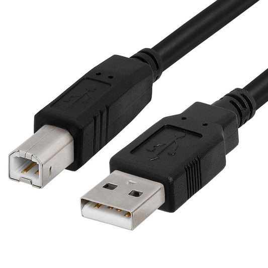 Cabo de Impressora OEM, USB-A - USB-B, 1,5m, Preto