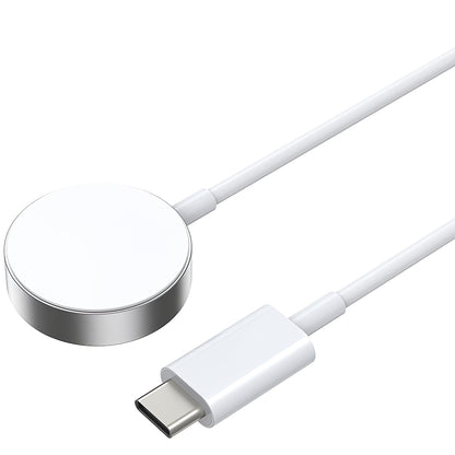Carregador Sem Fios BWOO WL-18 para Apple Watch Series, USB-C, Branco