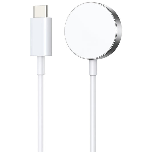 Carregador Sem Fios BWOO WL-18 para Apple Watch Series, USB-C, Branco