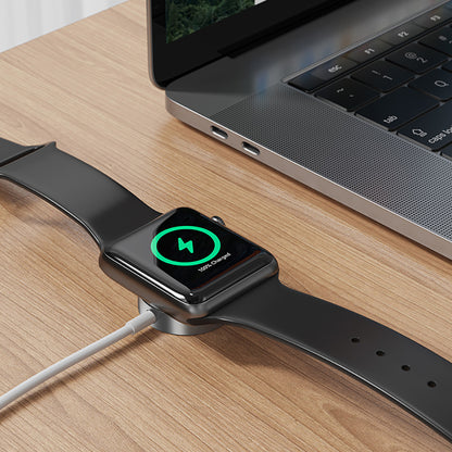 Carregador Sem Fios BWOO WL-18 para Apple Watch Series, USB-C, Branco