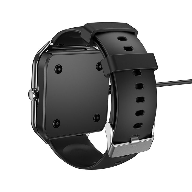 Cabo de Carregamento para Smartwatch HOCO Y28, USB-A, Preto