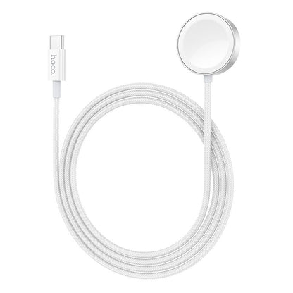 Cabo de Carregamento HOCO CW59 para Apple Watch / Samsung Galaxy Watch Series, Branco