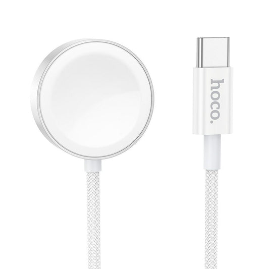 Cabo de Carregamento HOCO CW59 para Apple Watch / Samsung Galaxy Watch Series, Branco