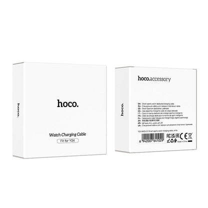 Cabo de Carregamento para Smartwatch HOCO Y24, USB-A, Branco
