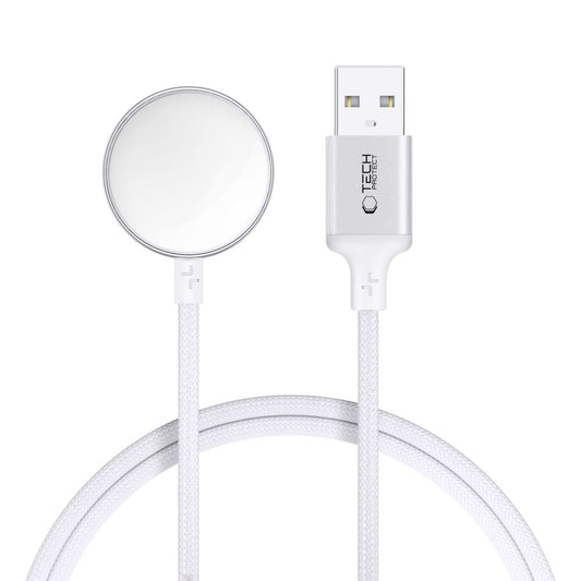 Cabo de Carregamento Tech-Protect MC02 Ultraboost para Apple Watch Series, Branco