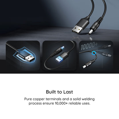 Cabo de Carregamento Techsuit AC21 ChargeNest, 1.5m, 11in1, Preto