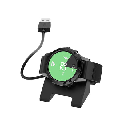 Cabo de Carregamento Techsuit TGC3 para Garmin Fenix 5 Plus / 7X / 6X / 6 / 5, USB-A, Preto