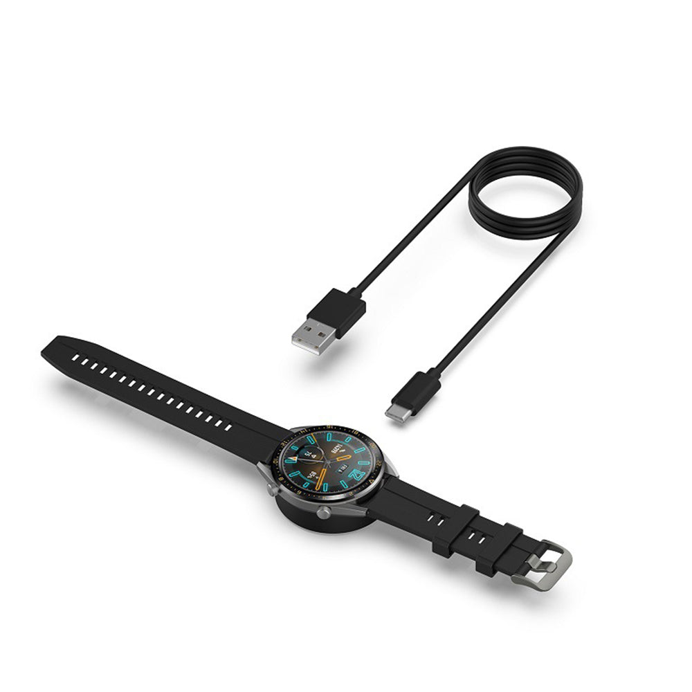 Cabo de Carregamento Techsuit THC3 para Honor Watch / Huawei Watch Series, USB-A, Preto