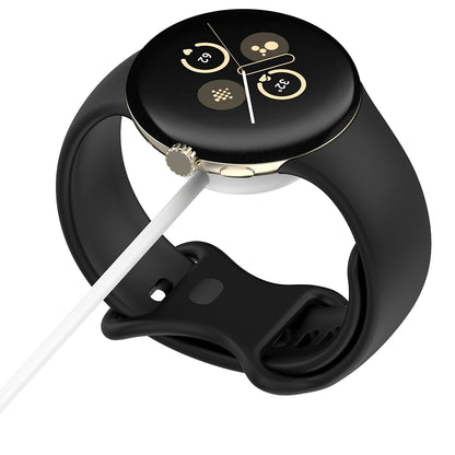 Cabo de Carregamento Techsuit THC5 para Google Pixel Watch 3 45mm / Watch 3 41mm, USB-C, Branco