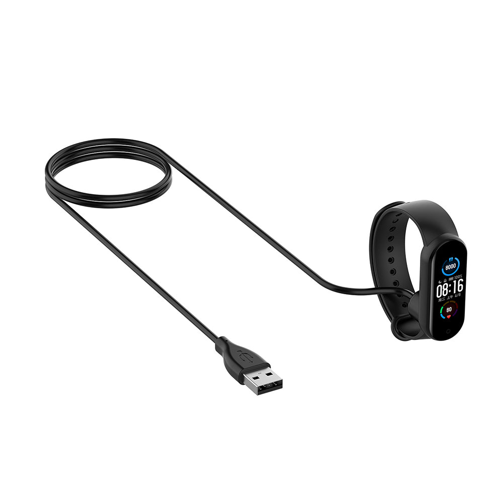 Cabo de Carregamento Techsuit TXC1 para Xiaomi Smart Band 7 / 6 / 5, USB-A, Preto