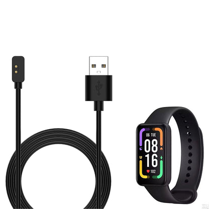 Cabo de Carregamento Techsuit TXC2 para Xiaomi Smart Band 7 Pro / Redmi Watch 2 / Watch 2 Lite, USB-A, Preto