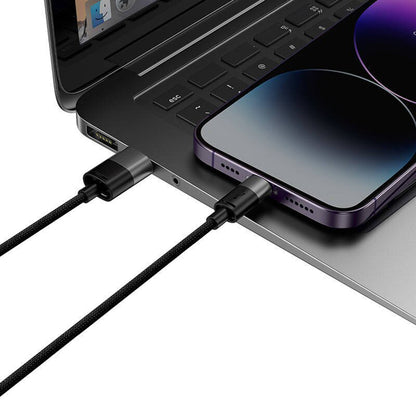 Cabo de Carregamento USB-A - Lightning / microUSB / USB-C Baseus StarSpeed 3in1, 20W, 0.6m, Preto P10319900111-00