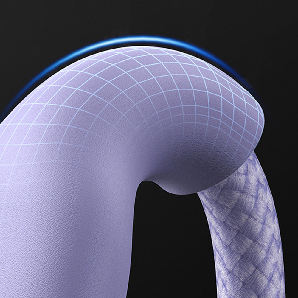 Cabo de Carregamento USB-A - Lightning / microUSB / USB-C Baseus Flash Series II 3in1, 66W, 1.2m, Roxo CASS040005