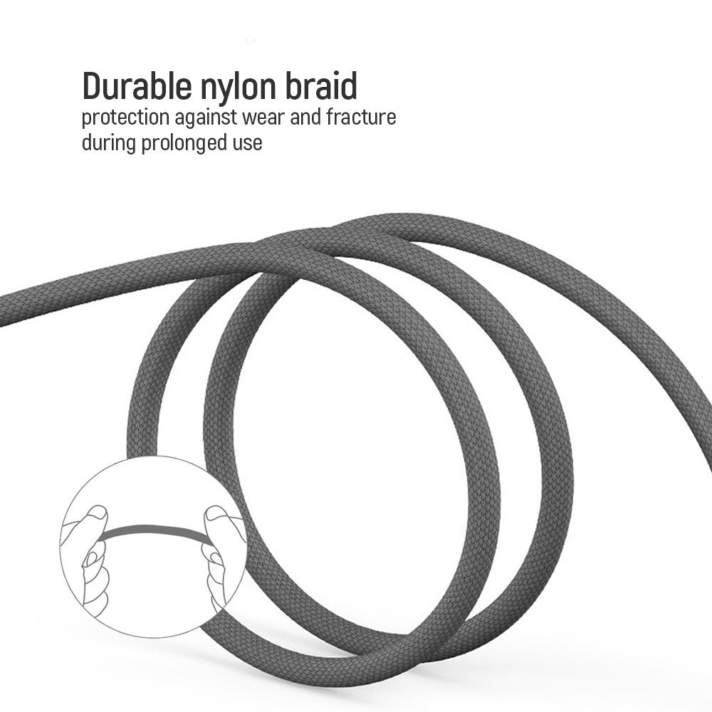 Cabo de Carregamento USB-A - Lightning / microUSB / USB-C ColorWay CW-CBU3003, 20W, 1.2m, Cinzento