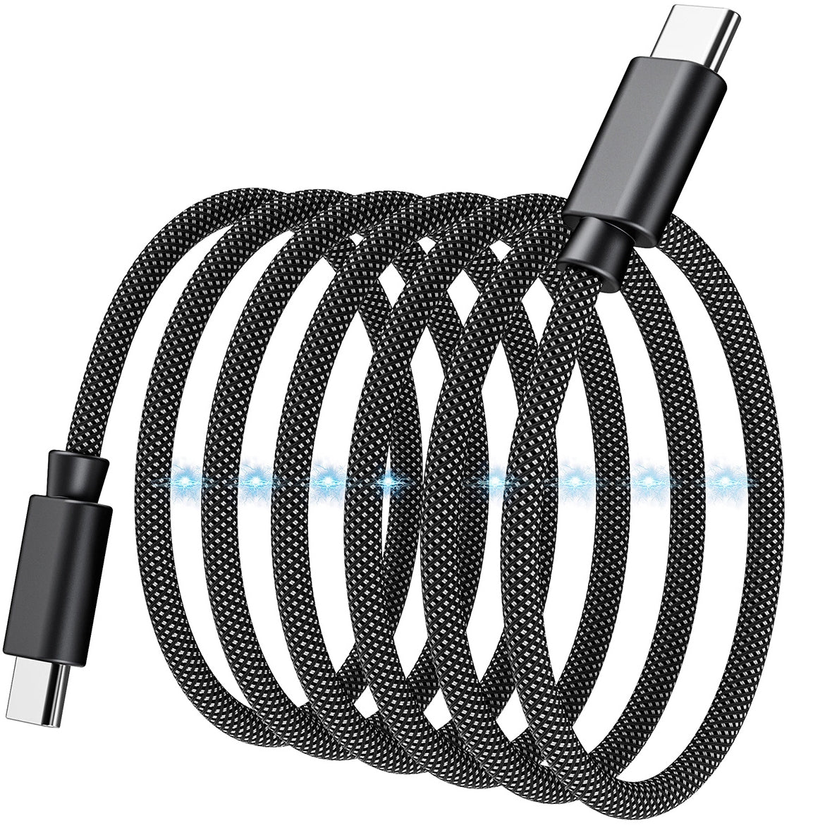 USB-C - Cabo de carregamento USB-C Choetech XCC-1052, 100W, 1,2 m, preto 