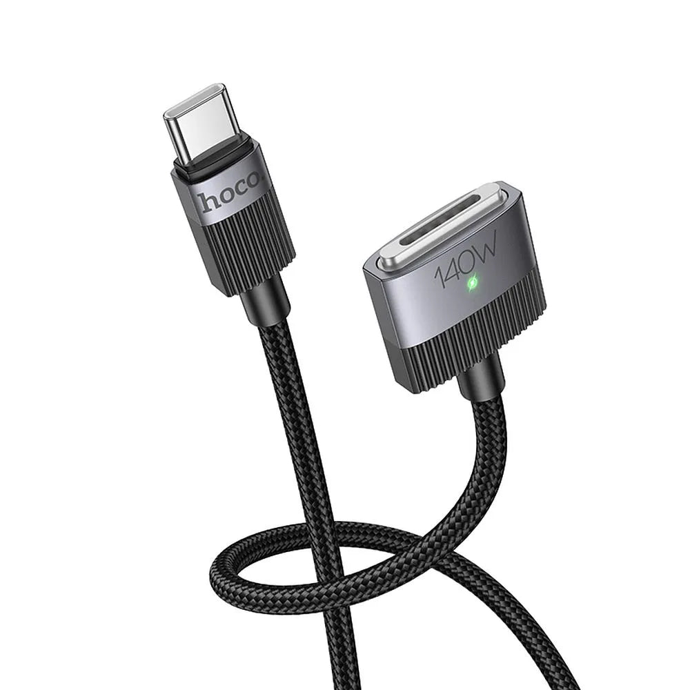 Cabo de Carregamento HOCO U141, USB-C - MagSafe 3, 140W, 1.8m, Preto
