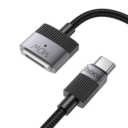 Cabo de Carregamento HOCO U141, USB-C - MagSafe 3, 140W, 1.8m, Preto